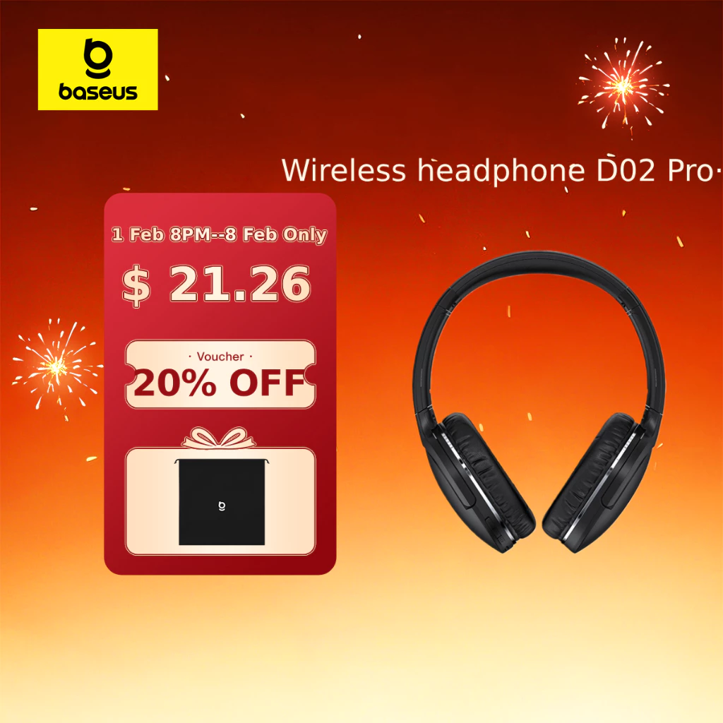 Baseus D02 Pro Bluetooth Earphones - Image 7