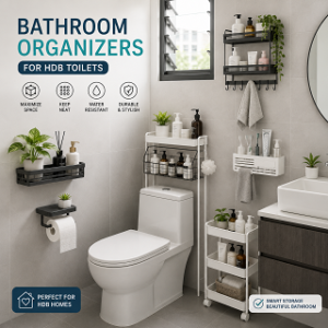Bathroom Organizers for HDB Toilets