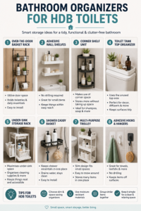 Bathroom Organizers for HDB Toilets