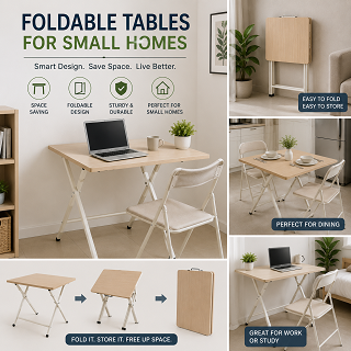 Foldable Tables for Small Homes
