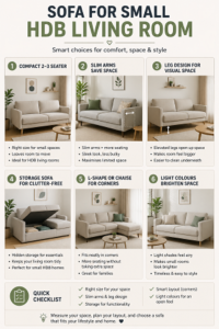 Sofa for Small HDB Living Room