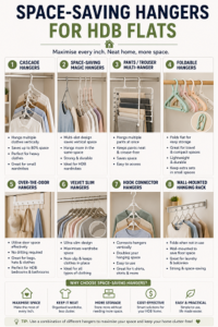 Space-Saving Hangers for HDB Flats